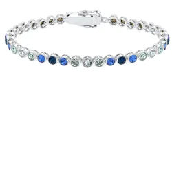 Elli Multi-Color Kristalle 925 Silber Armbänder & Armreife   Damen 