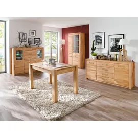 MCA living Highboard 163 x 122 x 40 cm kernbuchefarben / Braun