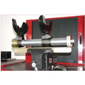 KS Tools Universal Federspanner mit Fangseil und Schraubstockhalter