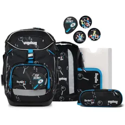 ergobag pack Schulrucksack-Set Drei Fragezeichen Kids Bärdektiv