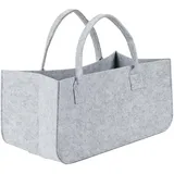 Testrut axentia Filztasche, grau, ca. 50 x 26 x 25 cm