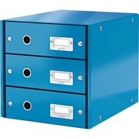 Schubladenbox Click & Store blau