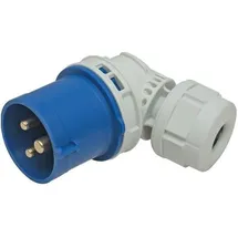 Brunner CEE-Winkelstecker blau SB