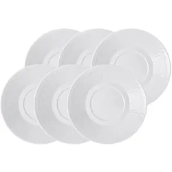 Villeroy & Boch Cellini Kaffee- / Teeuntertasse 6er Set weiß 