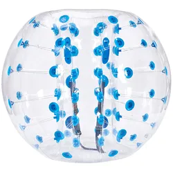VEVOR aufblasbarer Bumper-Ball im 1er-Pack, 1,5 m Körper-Sumo-Zorb-Bälle für Jugendliche und Erwachsene, 0,8 mm dicke menschliche Hamster-Blasenbälle aus PVC für Team-Gaming-Spiele im Freien, Bumper-B