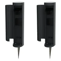 Novatool Steckdosenturm 2-fach Anthrazit 2 St.