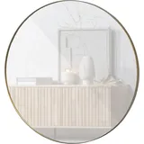 Woood Spiegel 115 x 115 cm Gold