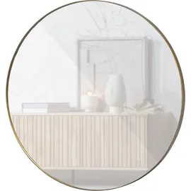 Woood Spiegel 115 x 115 cm Gold