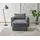 Home Affaire Sitzgruppe HOME AFFAIRE "PIAGGE", grau (anthrazit,), B:125cm H:83cm T:210cm, Sitzmöbel-Sets, Sessel mit Hocker Polstersessel, Hochwertiger Cord, Loveseat und Loveseat-Hocker im Set