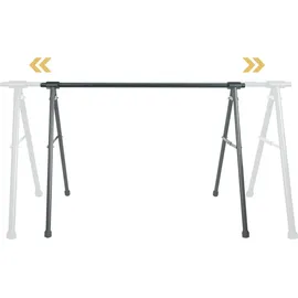 MCW Fahrrad-Sattelständer MCW-K39 Fahrradständer Metall pulverbeschichtet 114x170x114cm ausziehbar schwarz