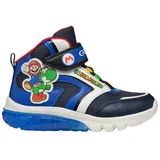 GEOX Kinderschuhe J CIBERDRON BOY in Blau,