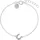 Tom Tailor Hufeisen Armband lila/rosa/silber 2100593 Größe 14+2 cm