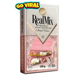 Realmix Virale TikTok Angel Hair - Engelshaar Ruby Schokolade 100 g