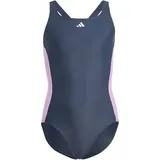 adidas Cut 3-Streifen Badeanzug Blau 116