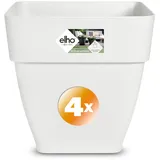Gardebruk Blumentopf 4er-Set Weiß 30x29x29cm 15,1L