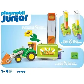 Playmobil Junior Traktor mit lustiger Pflanzmaschine 71773