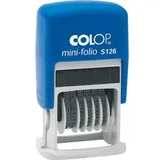 Colop Stempel, Stempel Mini-Folio S126