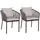 MCW MCW-N41 Gartenstuhl 2er-Set 0 x 0 x 0 cm anthrazit 2 St.