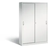 C+P CP Schiebetürenschrank C 2000 Acurado, 2040-00 S10165 lichtgrau 4 Fachböden 120,0 x 40,0 x 195,0 cm