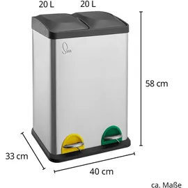 Svita 40 l Silber