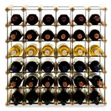 Proregal Weinregal Natur, Holz, Kiefer, Rechteckig, 62.5x52.5x24.5 cm, Wohnzimmer, Regale, Weinregale