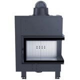 ThermoFlux Kamineinsatz TFD7-KER | Eckscheibe rechts | +Option | 10 kW