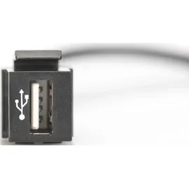 Digitus DN-93832 USB 2.0 Keystone-Modul mit 16 cm Kabel schwarz