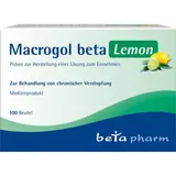 Betapharm Arzneimittel GmbH Macrogol beta Lemon Plv.z.Her.e.Lsg.z.Einnehmen