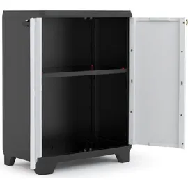 KIS Linear Low Kleiderschrank Verstellbar 68 x 90h Farbe Kis Grau