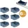 GarPet 6x Stapelbox Gr.1 + Metallschiene