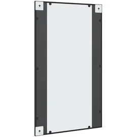 vidaXL Wandspiegel Schwarz 60x100 cm Rechteckig Eisen