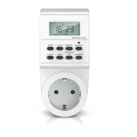 Bearware Zeitschaltuhr mit 1,5 LCD-Display 8 konfigurierbare Schaltprogramme