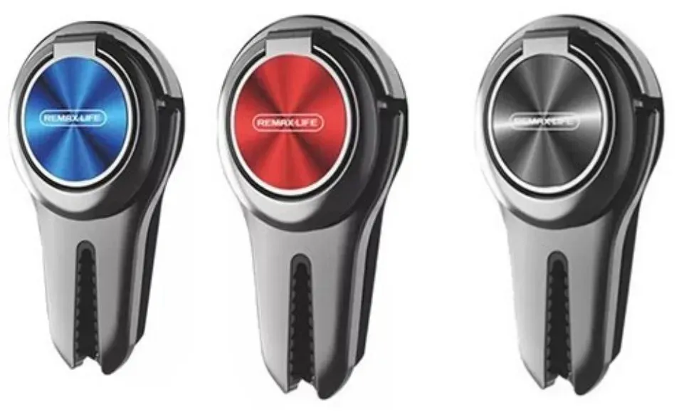 Remax KFZ Lüftungsgitter Handy Halterung Universal Ständer Auto Smartphone-Halterung rot