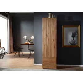 Massivmoebel24 Schrank Wild-/Zerreiche 50x43x180 natur geölt FRANKFURT 113