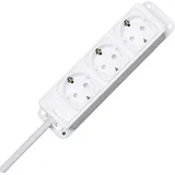 Kopp Steckdosenleiste 1,40 m Arktis-Weiß 1 St.