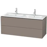 Duravit Waschtischunterschrank 2 Schubladen 129 x 55 x 48,1 cm Basalt Matt
