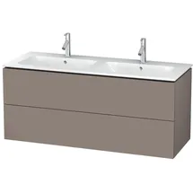 Duravit Waschtischunterschrank 2 Schubladen 129 x 55 x 48,1 cm Basalt Matt