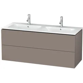 Duravit Waschtischunterschrank 2 Schubladen 129 x 55 x 48,1 cm Basalt Matt