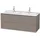 Duravit Waschtischunterschrank 2 Schubladen 129 x 55 x 48,1 cm Basalt Matt