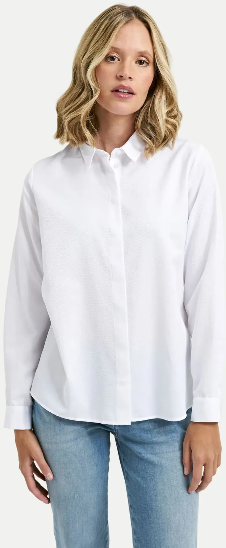 Bluse Weiß 48