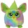 Hasbro Furby Plüschrucksack 27 Cm Grün Grün One Size - Grün