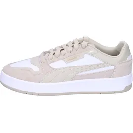 Puma Court Classic Street Suede Sneaker 03 white/desert dust/gold 46