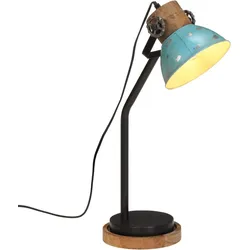 Schreibtischlampe 25 W Blau 18x18x60 cm E27