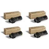 Xerox Toner-Set Extra High Capacity Phaser 6510 WorkCentre 6515 Cyan Magenta Yellow Schwarz Toner 4-Pack Set - Xerox Platin Partner