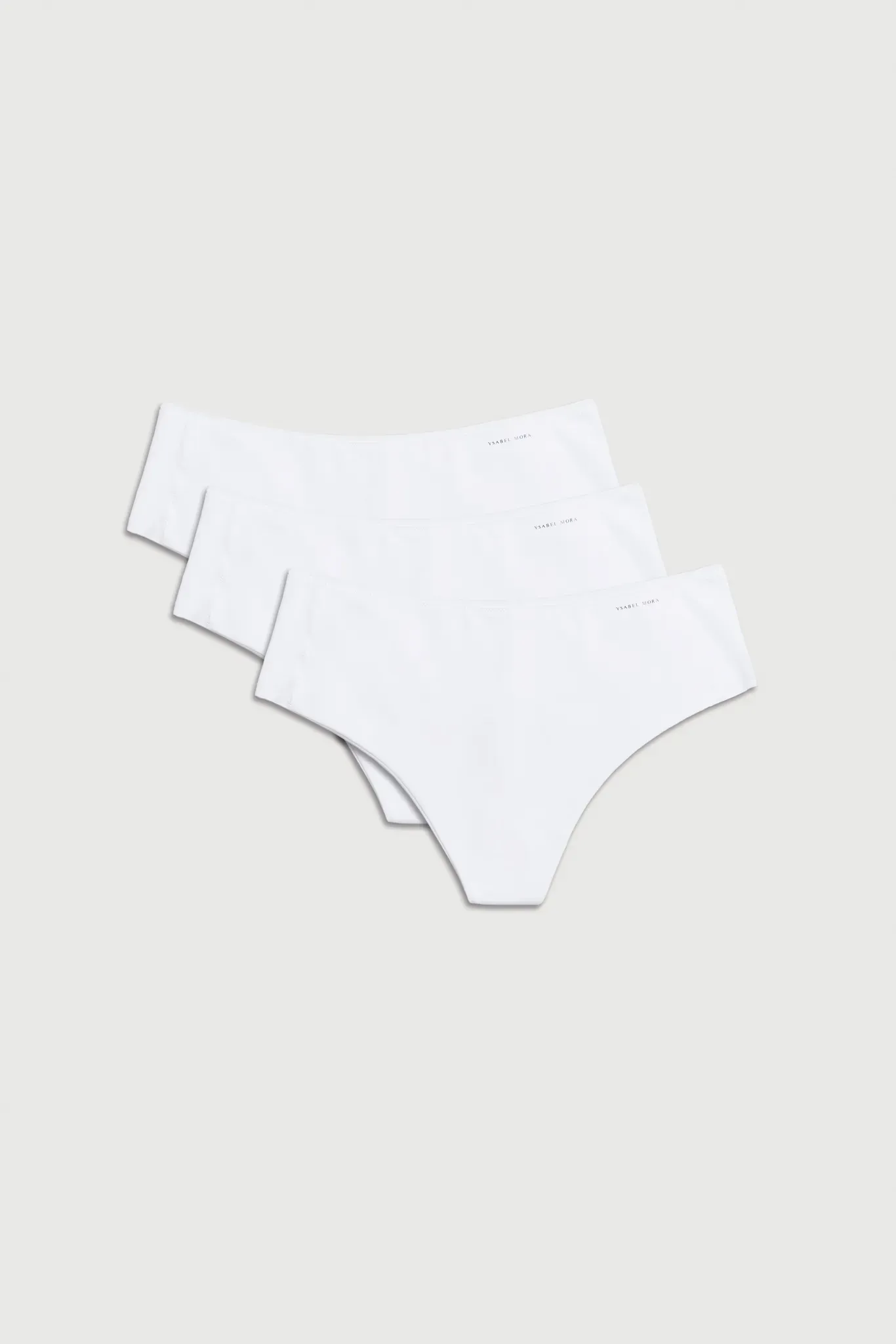 YSABEL MORA Shapingstring, (3er Pack), aus verstärktem Material und unsichtbarer Passform YSABEL MORA white M