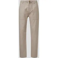 S.Oliver Chinohose, aus Leinenmix s.Oliver beige 30