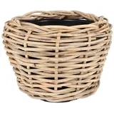 JAN KURTZ Möbel Korb Palau Rattan natur mehrfarbig, Designer Jan Kurtz, 43 cm