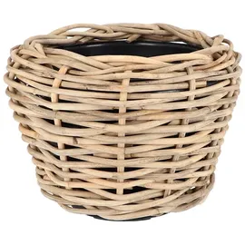 JAN KURTZ Möbel Korb Palau Rattan natur mehrfarbig, Designer Jan Kurtz, 43 cm