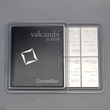 Valcambi S.A. / Degussa Silbertafel (10x 10g Feinsilber) CombiBar