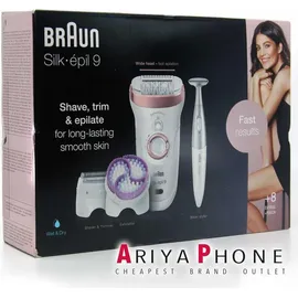 Braun Silk-épil 9 SkinSpa SensoSmart 9/980 weiß/rosegold